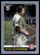 2020 Topps Big League Rainbow Foil Kyle Schwarber 085/100 Chicago Cubs #212 R43