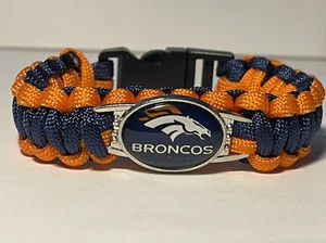 Denver Broncos NFL Paracord Bracelet NEW - Picture 1 of 3