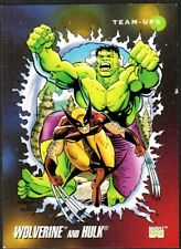 1992 Marvel TM Impel Team-Ups Wolverine And Hulk Card #76 EUC Sleeved