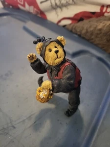 Boyds Bear Bearstone Tweedle Bedeedle Stop & Smell The Flowers Figurine - Picture 1 of 3