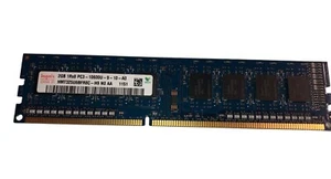 Memoria DDR3 HMT325U6BFR8C-H9N0-AA Hynix 2GB PC3-10600 DDR3-1333MHz CL9 240-Pin - Foto 1 di 1