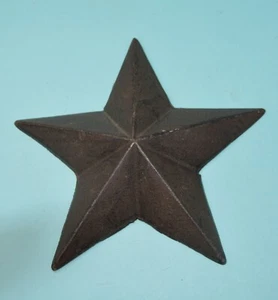 7.5" Cast Iron Star hanger on back - Picture 1 of 2