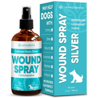 Dog Wound Care Spray | Nano Silver & Chlorhexidine | Scratches, Bites & Sutures - Image 1 of 4