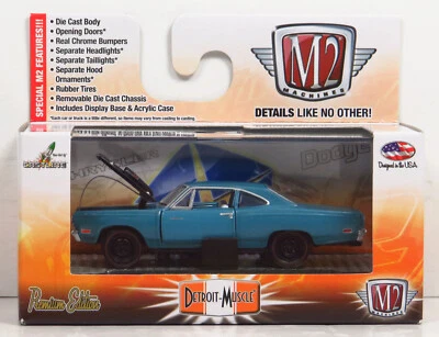 M2 Machines R30 Detroit 1969 Plymouth Road Runner 440 6-Pack 15-13 Diecast 1:64 - Image 1 of 4