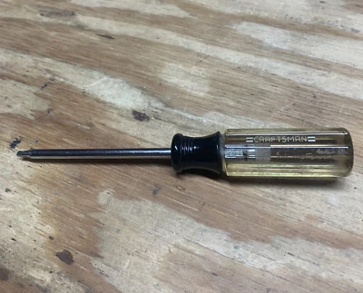 Vintage Craftsman 41473 Torx Screwdriver T10 Made in USA - 6” Long - - Image 1 of 4