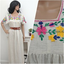 70s cheesecloth dress