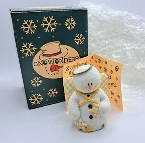 SARAH'S ATTIC 1998 SNOWONDERS WEIHNACHTEN SCHNEEMANN STERN ENGEL EINGESTELLT - Bild 1 von 10