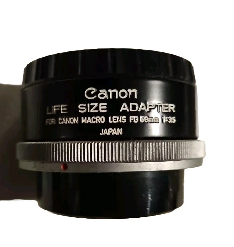 Canon Life Size Adapter For Canon Macro Lens FD 50mm 3.5 W/covers - Image 1 of 1