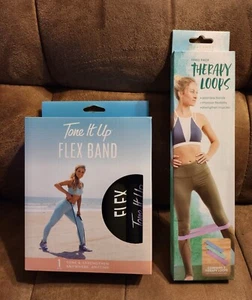 Übungsflexbänder und Therapieschleifen Widerstandstrainingsband Training Ton Yoga - Bild 1 von 6