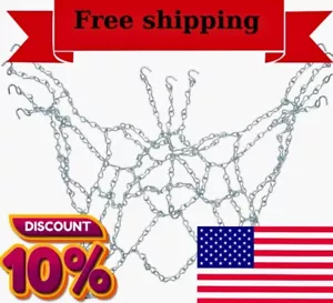 Outdoor Basketball Net for Rim Heavy Duty Chain Chains Metal Link Hoop Steel NEW - Picture 1 of 5