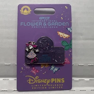2024 Disney Parks Flower And Garden Minnie Mouse Limited Release Pin New - Picture 1 of 4
