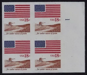 1890e - seltener ungezähnter & unbeschrifteter Fehler Blk4 mit Pl # neu gelistet unpreisig postfrisch NH - Bild 1 von 1