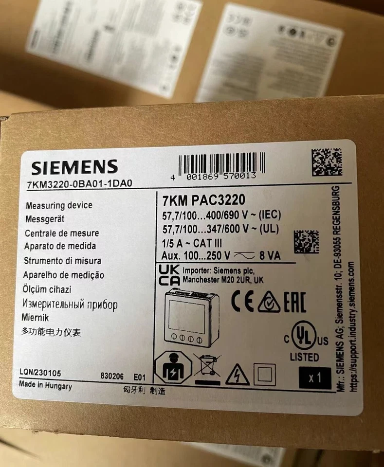 7KM3220-0BA01-1DA0 SENTRON PAC3220 nuevo en stock FEDEX o ups Foto 1 de 1