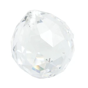 Clear Crystal Lamp Prism Wedding Decor 20mm - Picture 1 of 8
