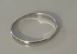 Monet Silver Bangle Bracelet Small - Picture 1 of 3