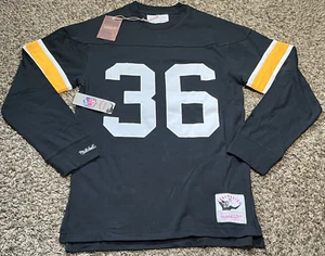 NEW Mitchell & Ness Pittsburgh Steelers Jerome Bettis Long Sleeve Jersey Medium - Picture 1 of 6