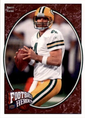 2008 Upper Deck Heroes #8 Brett Favre Green Bay Packers - Image 1 of 2