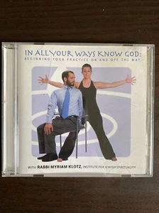 Rabbi Myriam Klotz CD - In All Your Ways Know God - Beginning Yoga Practice - Picture 1 of 3