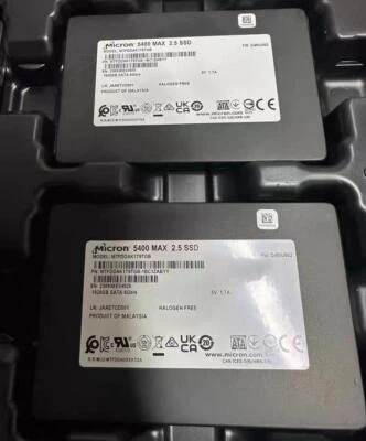 Micron 5400 MAX 1.92TB 2.5" 6Gb/s SATA SSD MTFDDAK1T9TGB-1BC1ZABYY - Bild 1 von 2