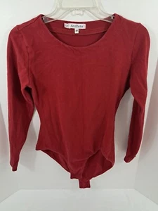 De Colección Traje Ann Taylor Una Pieza Cuello Redondo Entrepierna Snap Body LS Para Mujer Rojo Medio - Imagen 1 de 8