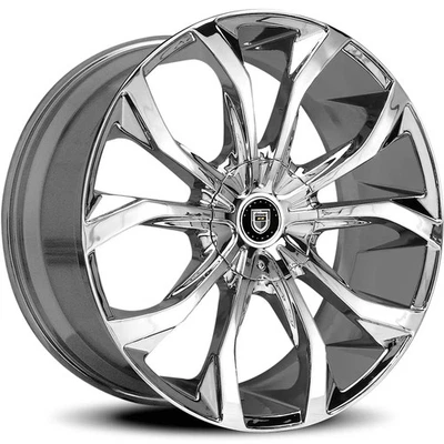 4 - 28x10 Chrome Wheel Lexani Lust 5x4.5  15 Foto 1 de 3