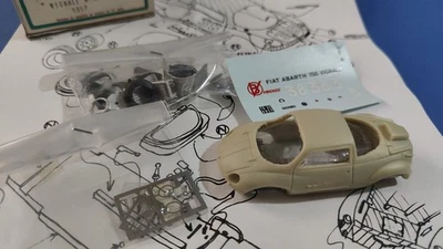 kit Fiat Abarth 750 Vignale #38 Mille Miglia 1957 - Barnini Models kit 1/43 - Immagine 1 di 4