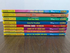 LOT OF 8 Lizzie McGuire Softcover Chapter Books Childrens Disney TV Hilary Duff - Imagen 1 de 7