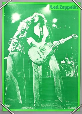 Póster promocional LED ZEPPELIN - Mega raro original 1976 Swan Song/Warner-Pioneer Foto 1 de 3
