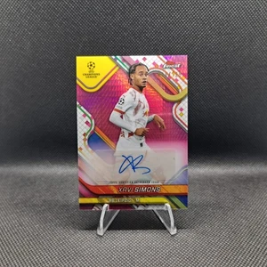 Xavi Simons /125 Auto RB Leipzig 2024-25 Topps Finest UEFA Club Competitions - Bild 1 von 2