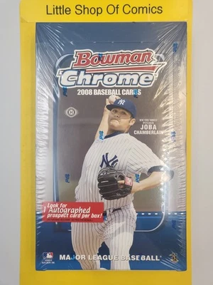 2008 Bowman Chrome Baseball Hobby Box Factory Sealed - Image 1 of 4