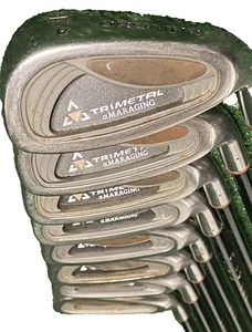 Orlimar TriMetal Iron Set 3-PW RH Regular Graphite 5i 38" New Midsize Grips Nice - Picture 1 of 18