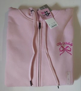 My Melody Sanrio m28 Gu Hoodie Sweatshirt Pink Size L - Picture 1 of 5