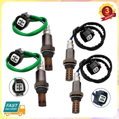 For 2009-2010 Jaguar XF XFR V8 4.2L V8 5.0L 4PCS Oxygen O2 Sensor Upper & Undder Foto 1 de 4