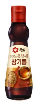 Baekseol 100% Sesame Oil 320ml K-Food - Image 1 of 4