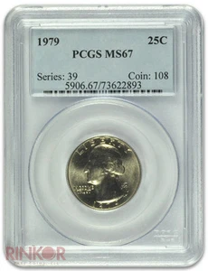 1979 Washington Quarter PCGS MS 67 - Picture 1 of 3