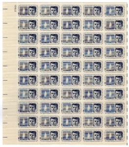 Scott #1246 John Fitzgerald Kennedy 5¢ Sheet of 50 Stamps - MNH P#27801 UL - Picture 1 of 1