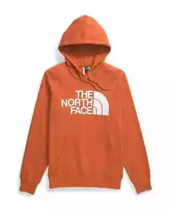 The North Face Half Dome Hoodie Men's Size Medium Orange Pocket - Picture 1 of 3