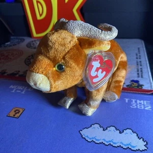 Juguete de peluche TY Beanie Baby - THE OX Chinese Zodiac (6 pulgadas) - MWMTs - Imagen 1 de 8