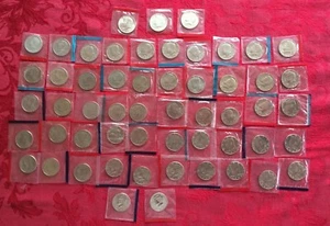 Kennedy Half Dollar Set Brilliant Uncirculated 1968-1981 1984-1999 P & D Run - Picture 1 of 2