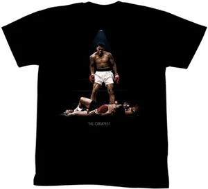 American Classics Muhammad Ali Again T-Shirt Black The Greatest Knockout Sonny - Picture 1 of 1