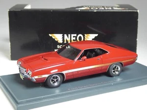 (YG-4) Neo Scale Models Ford Gran Torino Coupé Sport rot in 1:43 in OVP - Bild 1 von 3