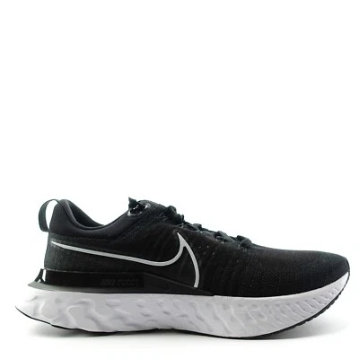 Nike React Infinity Run Flyknit 2 Black White Sneakers CT2357 002 Mens Size 12 - Image 1 of 4