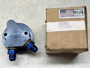 Keith Eckert 6257916 Marine Remote Oil Filter Adapter Housing 9/16" Inlet/Outlet - Foto 1 di 5