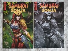 Samurai Sonja #3 Leirix Variant Set Of 2 1st Print Dynamite 2022 Clarke