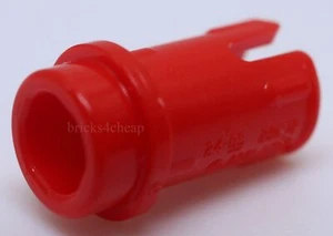 Lego 10x Pin Técnico Rojo 1/2 con Crestas de Fricción - Imagen 1 de 1