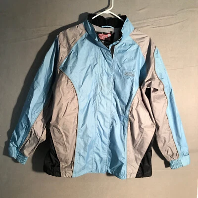 TOUR MASTER Rain Coat Size XL Women's  Jacket  Good Condition  Blue & Grey - Image 1 of 4