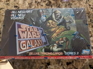 1995 STAR WARS GALAXY TOPPS DELUXE TRADING CARDS SERIES 3 NEW FACTORY SEALED - Picture 1 of 6