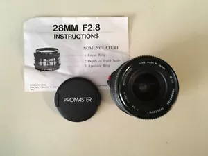 Vintage Promaster Spectrum7 1:28 multi-coated lens with lens cover - Picture 1 of 3