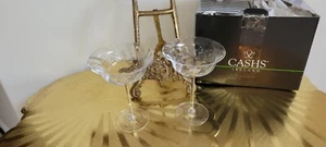 Cashs Crystal Annestown Martini Gläser Paar 16222C Neu im Karton 24% Bleikristall - Bild 1 von 13