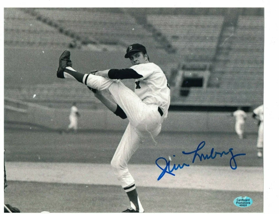 Foto firmada por Jim Lonborg de los Medias Rojas de Boston 8x10 con nuestro certificado de autenticidad  Foto 1 de 1